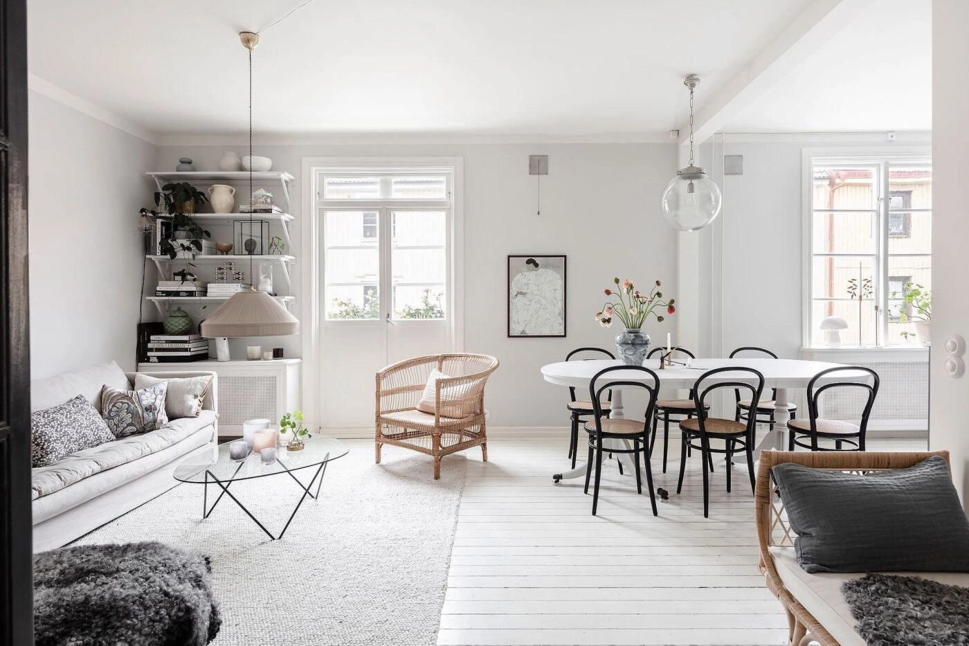 căn hộ Scandinavian đẹp