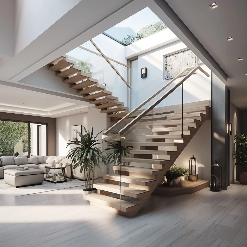cầu thang duplex đẹp