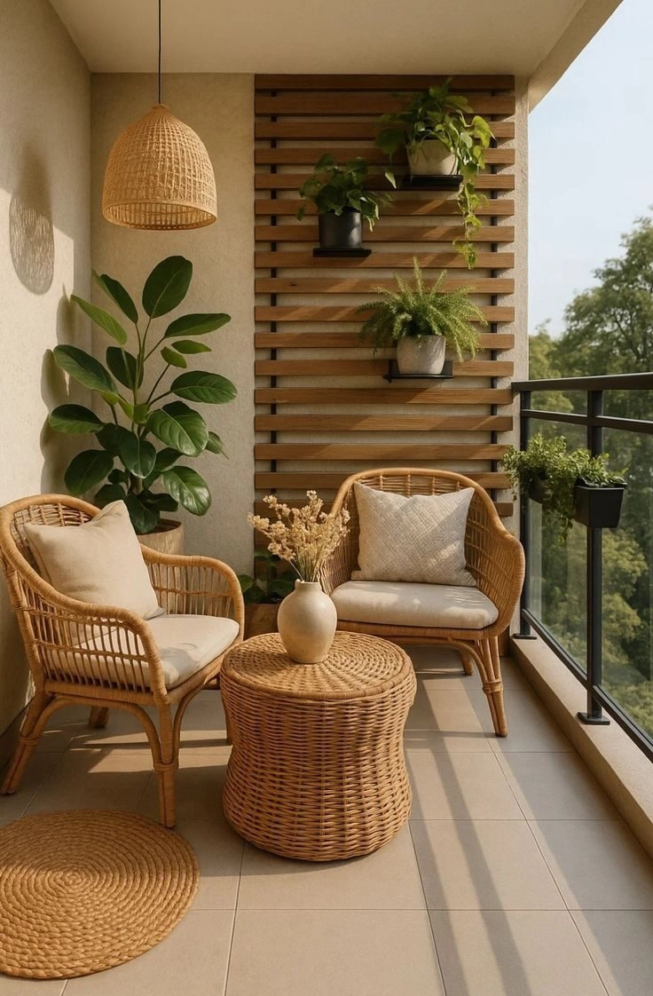 trang trí ban công nhỏ