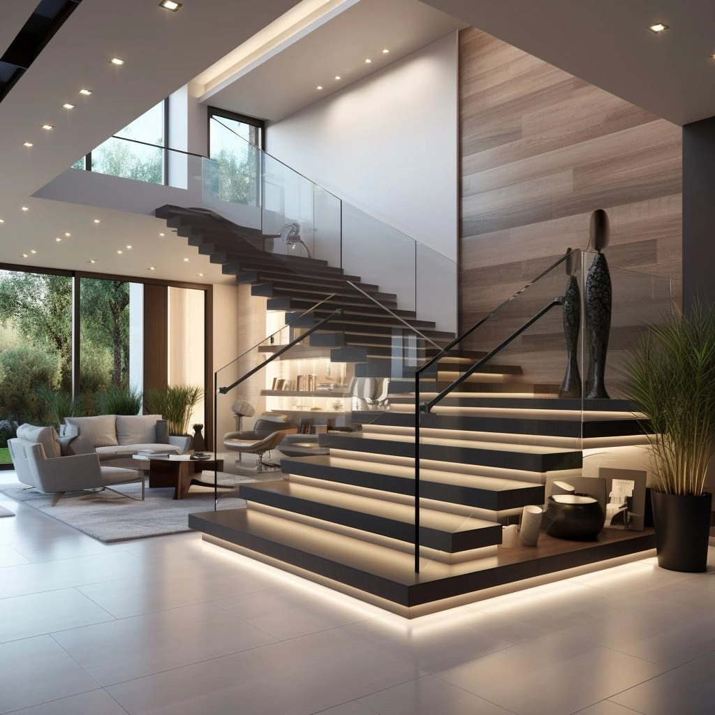 cầu thang duplex đẹp