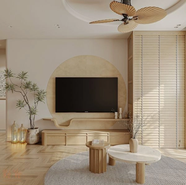 decor phòng khách 65m2