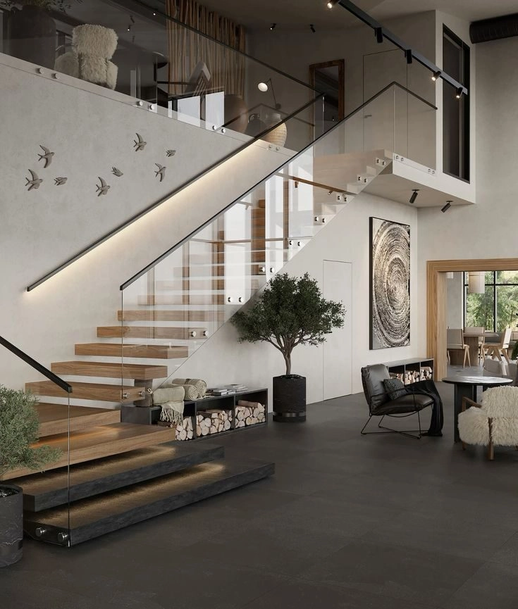 cầu thang duplex đẹp