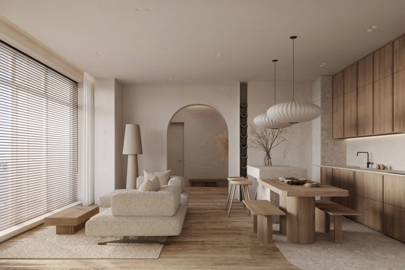 căn hộ Scandinavian đẹp