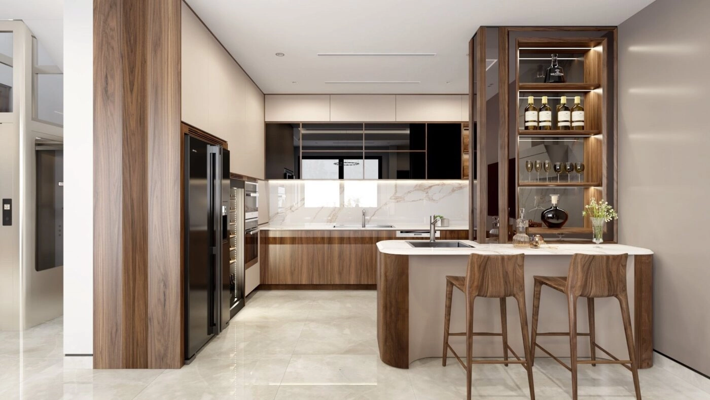 nội thất gỗ óc chó đẹp